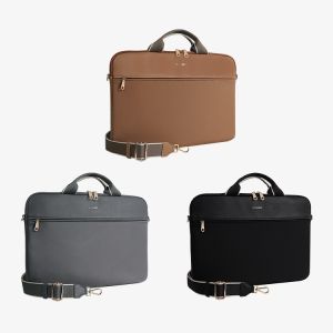 報導 ▲蝦皮購物「12.12狂歡生日慶」S’AIME 真皮拼接電腦公事包,優惠價1,212元。(圖/品牌提供)