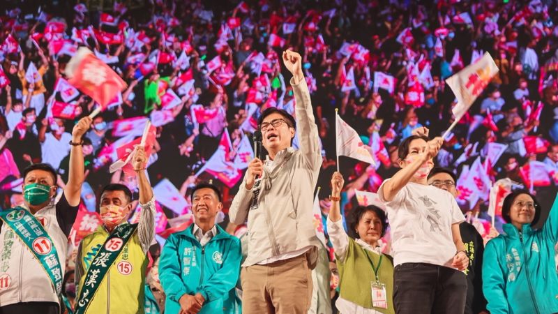 ▲2022高雄市長選舉陳其邁原鄉地區總得票率相較2018年市長選舉成長將近3成。（圖／翻攝畫面）
