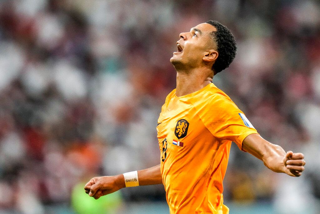 ▲荷蘭隊新星Cody Gakpo。（圖／美聯社／達志影像）