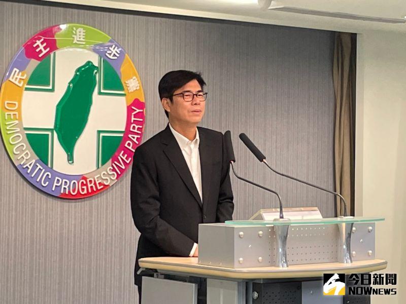 ▲陳其邁表示,自己不會參與黨主席補選,會以高雄市政為主。(圖/記者黃宣尹攝,2022.11.30)