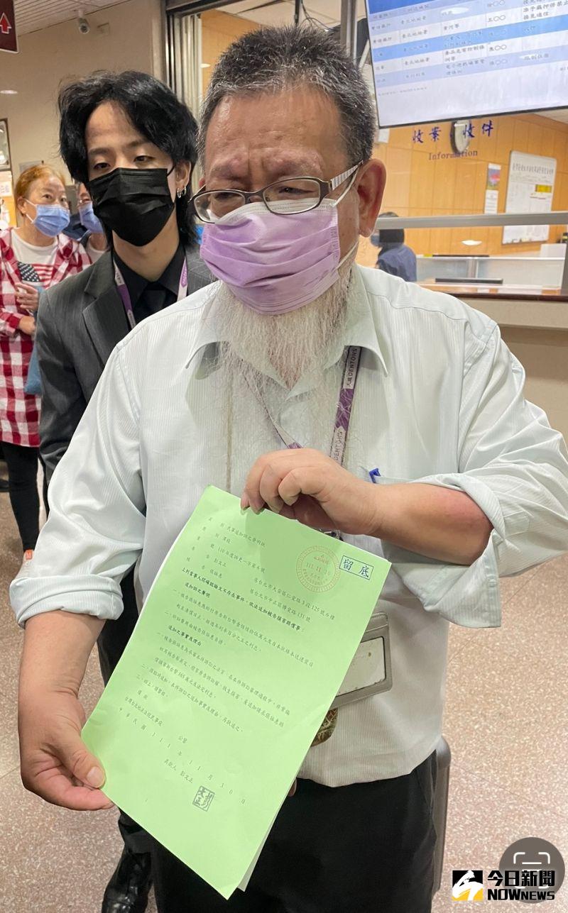 ▲彭文正委任律師張靜認為法官張詠惠侵害原告訴訟權,遞狀追加張詠惠為被告,求償165萬元(圖/記者潘千詩攝,2022.11.30)