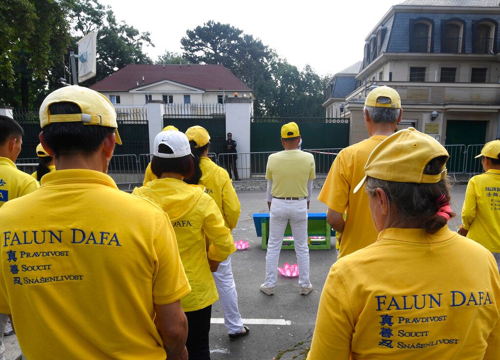 ▲對於江澤民的離世，法輪功表示將持續追究中共迫害學員。資料照。（圖／美聯社／達志影像）