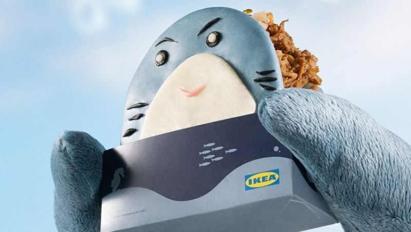 ▲周末快衝IKEA，全台門市限量開賣鯊寶包，新品還有布朗尼霜淇淋。（圖／業者提供）