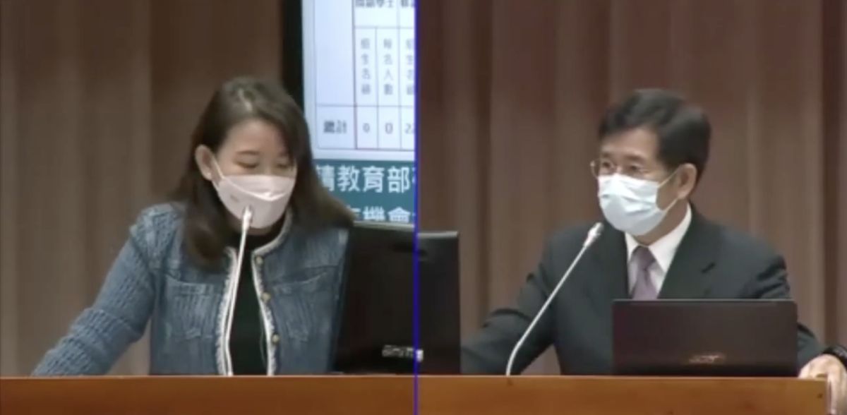 ▲羅美玲期盼教育部能放寬法規。（圖／翻攝自國會影片）