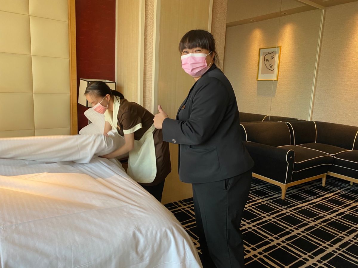 ▲疫情下，身障者就業不易，中市勞工局推動跨區就業計畫，助石岡區小樺跨區到市區就業。（圖／記者金武鳳攝，2022.12.2)