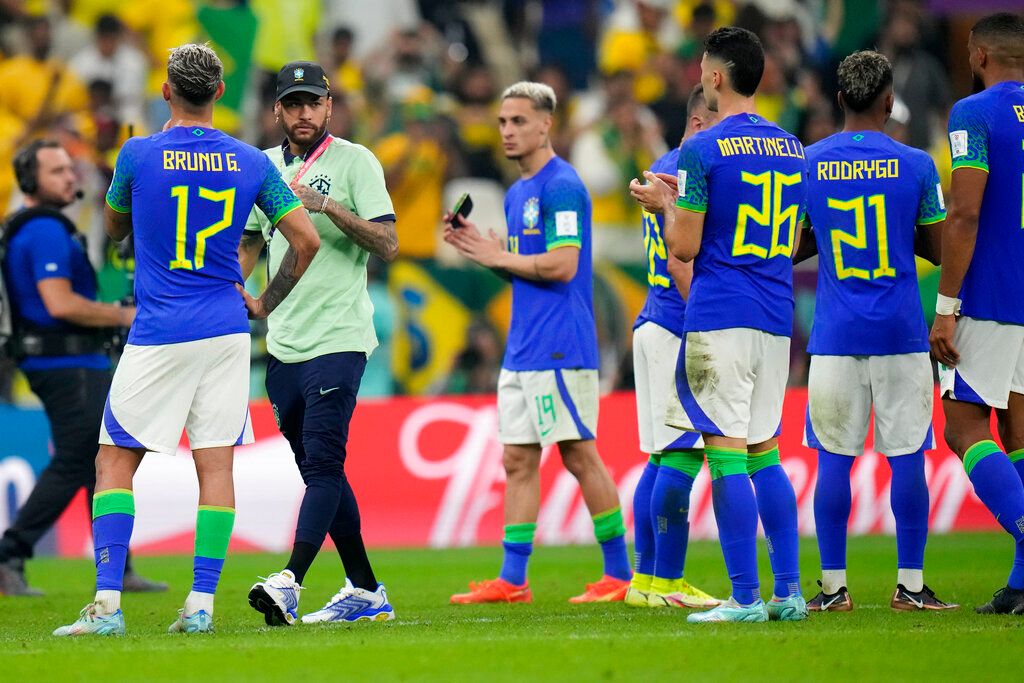 ▲巴西吞敗仍順利晉級。（圖／美聯社／達志影像）