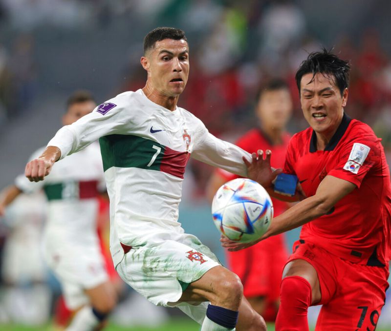 ▲昨（2）日，南韓隊遇上了葡萄牙隊，最終以2分拿下勝利，擊敗只拿1分的葡萄牙隊。（圖／美聯社／達志影像）