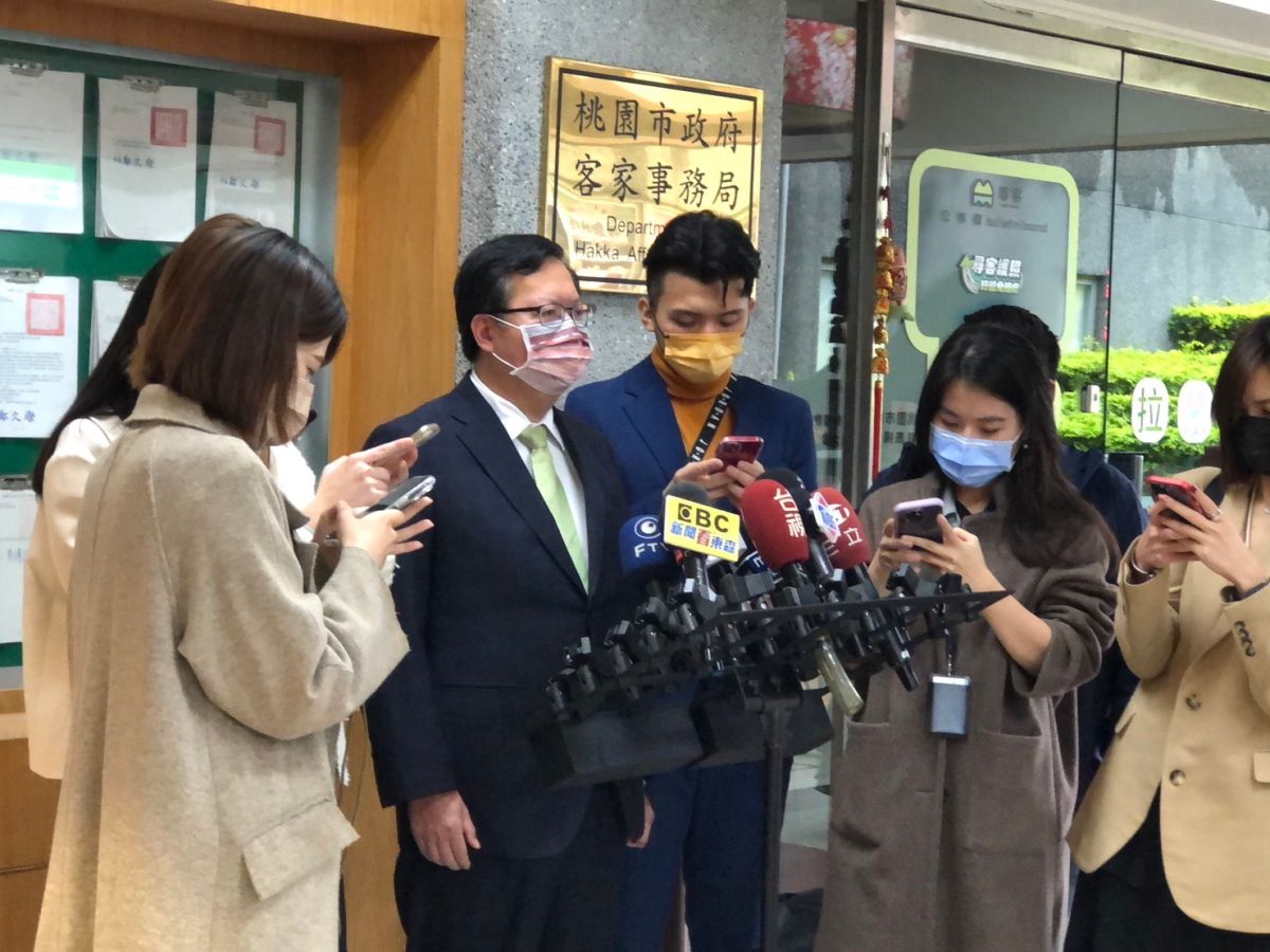 ▲鄭文燦強調，學術領域的討論，他願意用學術領域嚴謹的標準來討論；政治上的事或其他的事情，就回歸其他的標準。（圖／桃園市政府提供）