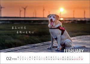 中市警犬桌曆相當受歡迎，秒殺募得20萬元，將全數捐做公益（圖/記者鄧力軍翻攝）