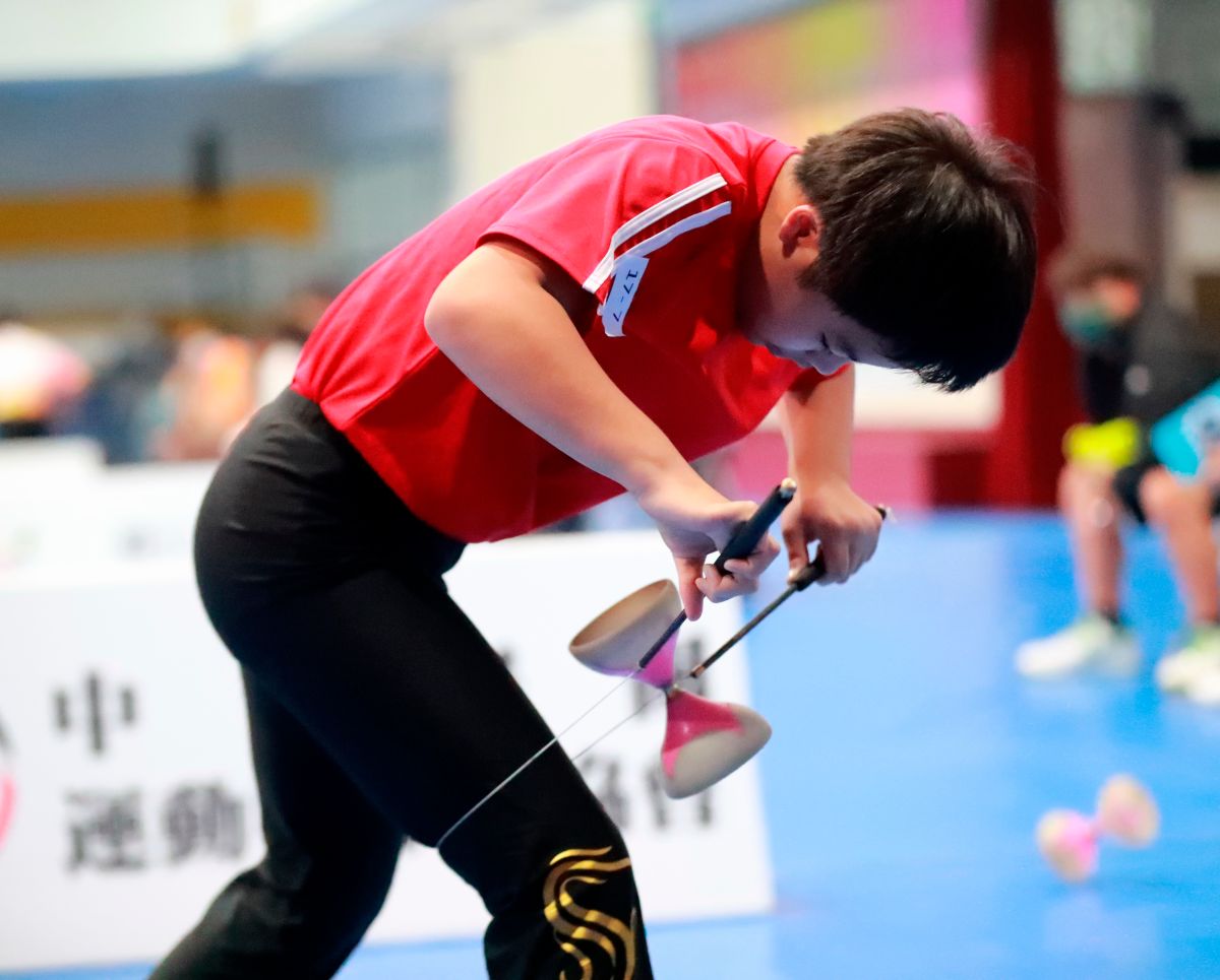 ▲後龍國小水洪悅家一分鐘繞出320下，將來很難突破。官方提供