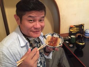▲許效舜分享去京都一定要吃雙層鰻魚飯。（圖／經紀人提供）