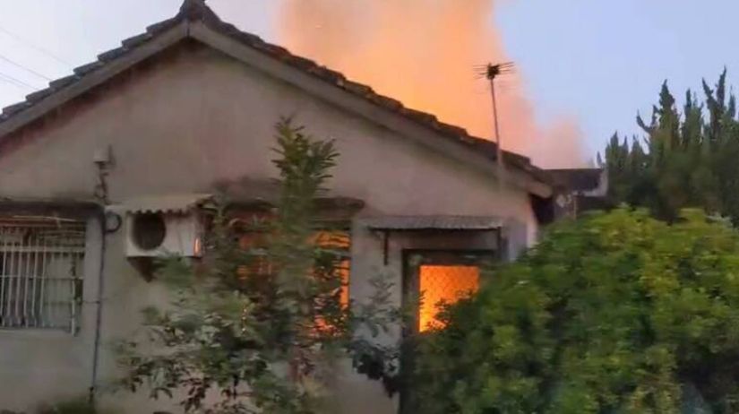 ▲雲林西螺鎮一處平房，今（3）日下午發生火警，一位5歲女童不幸命喪火場。（圖／翻攝畫面）