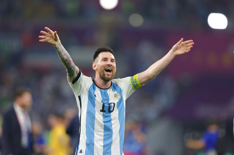 ▲超級巨星梅西(Lionel Messi)鬆口「決賽將是我在世界盃上的最後一場比賽」。（圖／美聯社／達志影像）