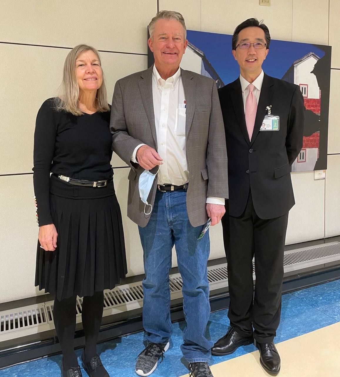 ▲外交部北美司司長徐佑典（圖右）代表外交部歡迎美國愛達荷州州長李睿德（Brad Little)伉儷（圖左）率經貿考察團訪台。（圖／外交部提供）