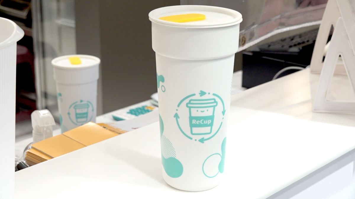 ▲好盒器2016從台南發跡，致力於推廣循環杯。記者康仲誠攝