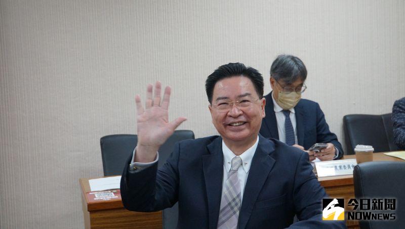 ▲外交部長吳釗燮否認職位與駐美代表蕭美琴互換。（圖／記者呂炯昌攝，2022.12.05）