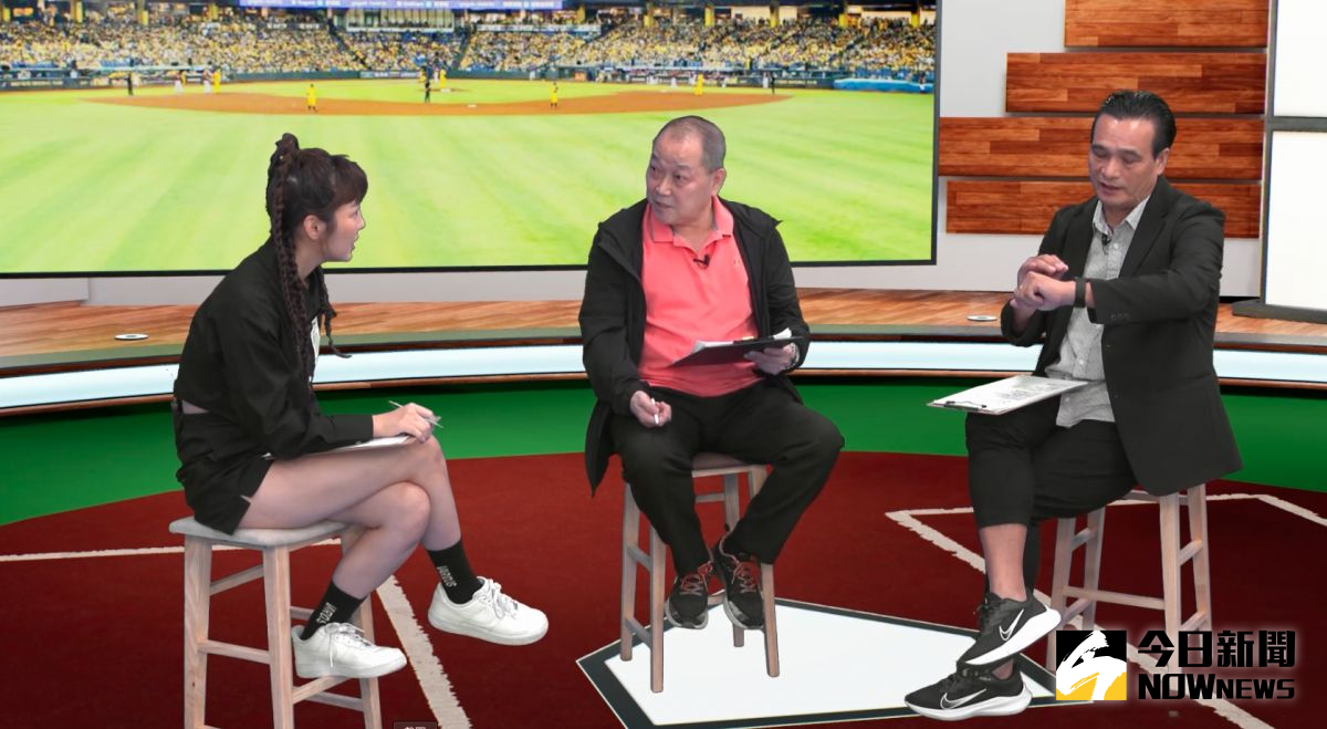 ▲資深球評鍾重彩要為大家解密中信兄弟總冠軍戰橫掃樂天的優勢。（圖／沈傳恩 攝）