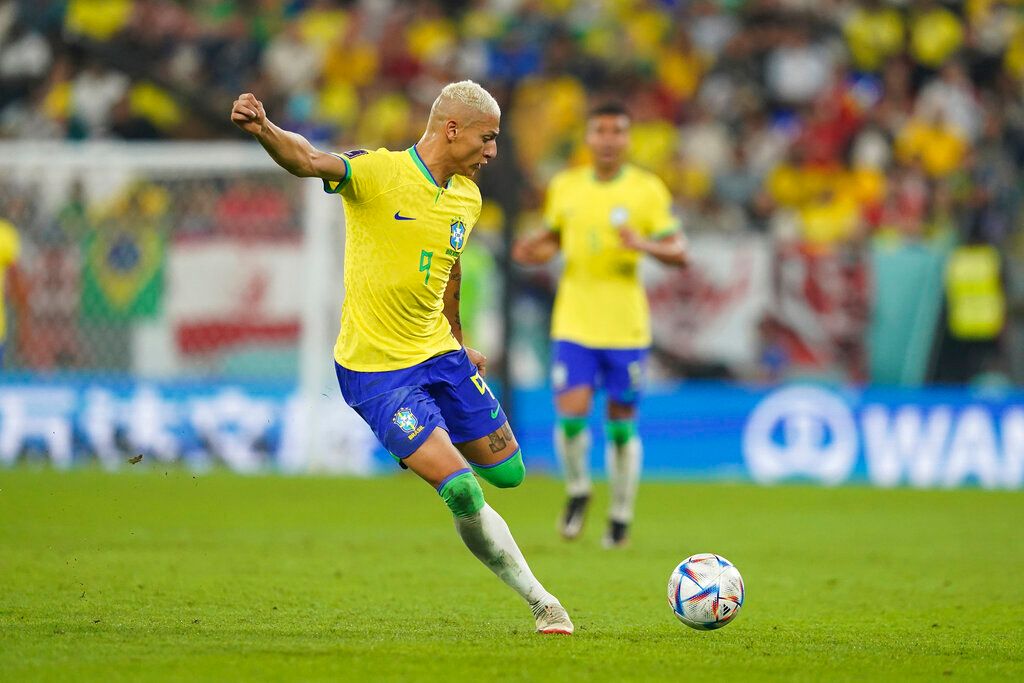 ▲巴西前鋒Richarlison。（圖／美聯社／達志影像）