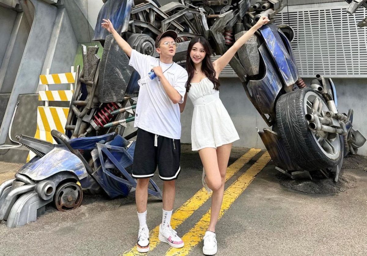 ▲Wendy林宛璇（右）宣布分手，嗆孫生（左）去約瞎妹。（圖／Wendy IG）