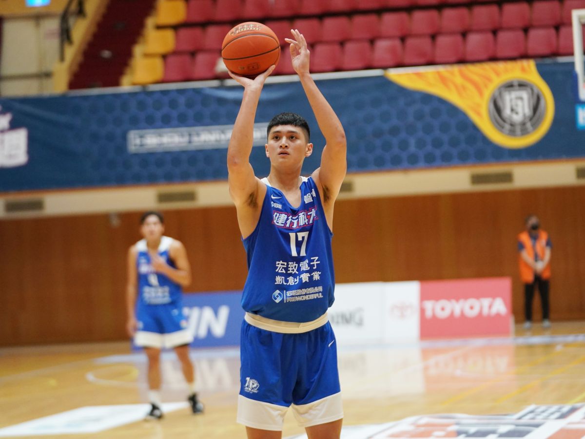▲健行科大蔡宸綱14分。大專體總提供