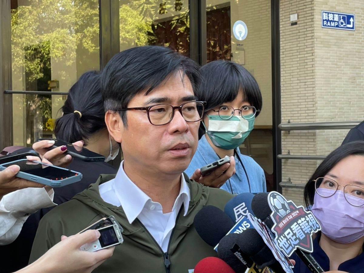 ▲民進黨中常會今日移師嘉義市，代理黨主席陳其邁主持會議。（圖／記者黃宣尹攝，2022.12.07）