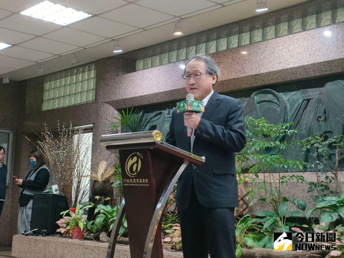 ▲農委會副主委黃金城今（7）日表示，畜衛所通知於高雄市路竹區肉鴨場、台南市官田區肉鴨場與野鳥排遺檢出H5N1亞型高病原性禽流感（HPAI）病毒。（圖／記者許若茵攝，2022.12.07）