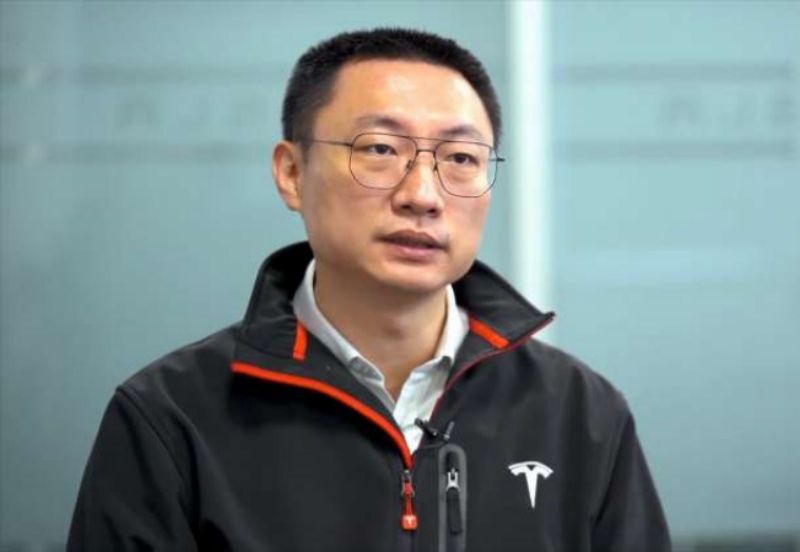 ▲特斯拉全球副總裁、大中華區總裁朱曉彤。(圖/翻攝自新華社)