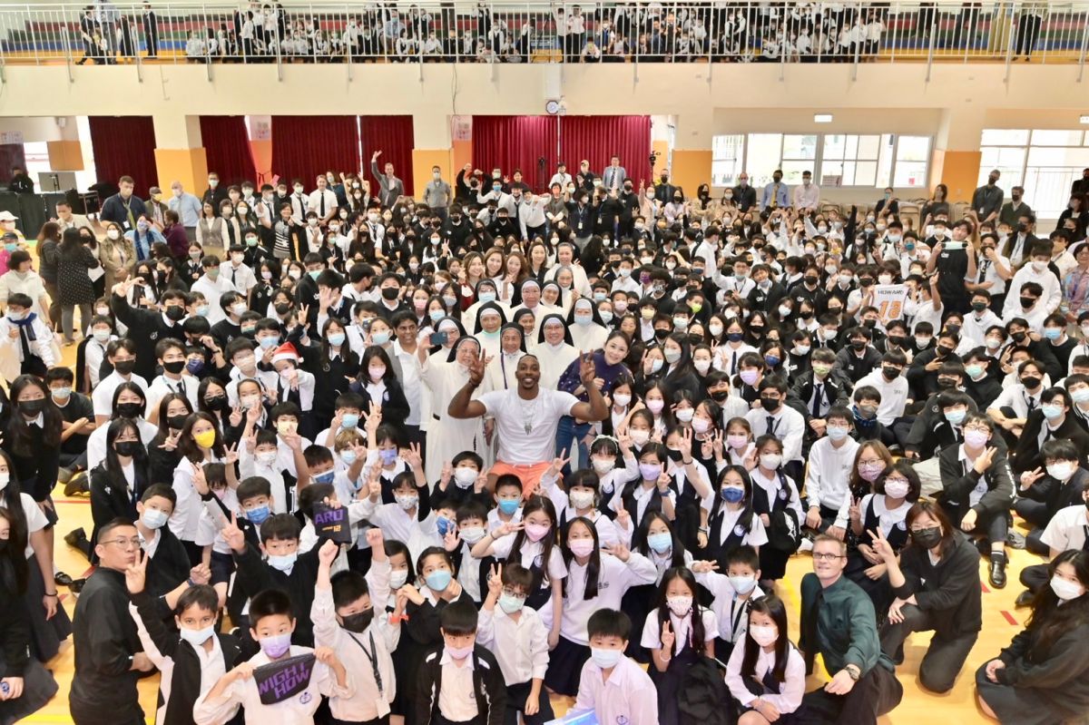 ▲霍華德生日做公益。桃園永豐雲豹提供