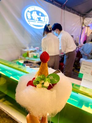 ▲Mirai Takarabako未來寶盒的網美系甜點。（圖／記者蕭涵云攝）