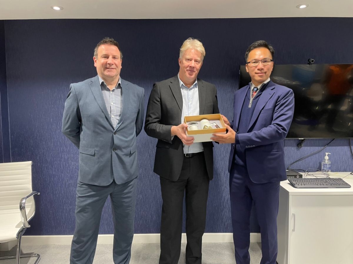 ▲高市議員林智鴻等成功促成彩碤新能源股份有限公司與Hydrasun達成雙邊技術合作的協議，開啟台灣新能源產業與潔淨能源發展國際合作的契機。（圖／林智鴻辦公室堤供）