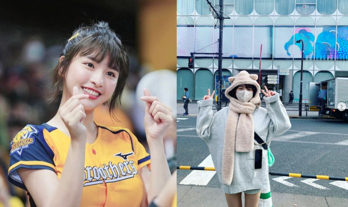 ▲峮峮PO出到日本遊玩的照片，只見她頭戴超萌小熊造型的圍巾，不過下半身卻「失蹤」，也讓網友全驚呼「不冷嗎」。（圖／翻攝自峮峮IG）