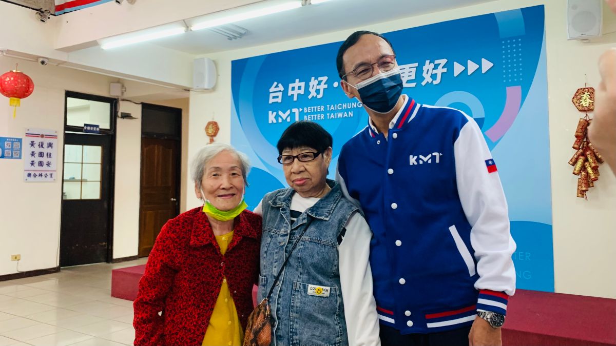 ▲國民黨主席朱立倫呼籲蔡政府，拿出具體作為解決與中國的貿易爭端。（圖／記者顏幸如攝，2022.12.10）