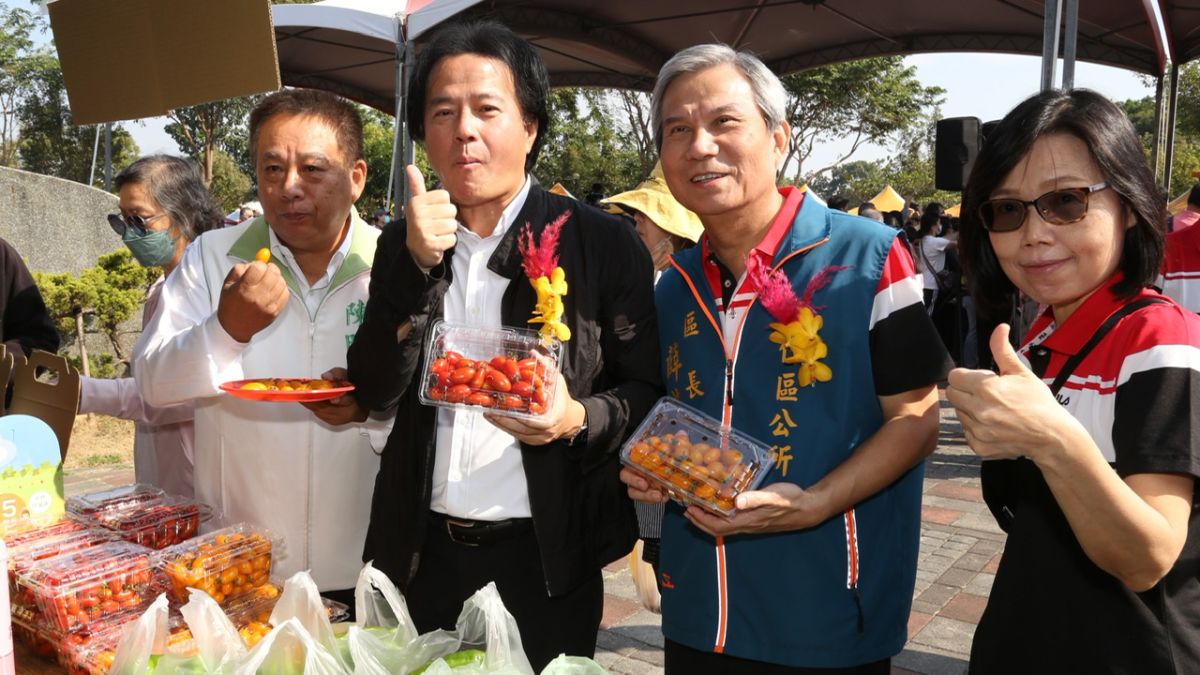 ▲2022路竹番茄節今年以「番樂派對」為主題，透過品嘗展售及農作體驗，行銷在地農特產品及觀光產業。（圖／路竹區公所提供 ）