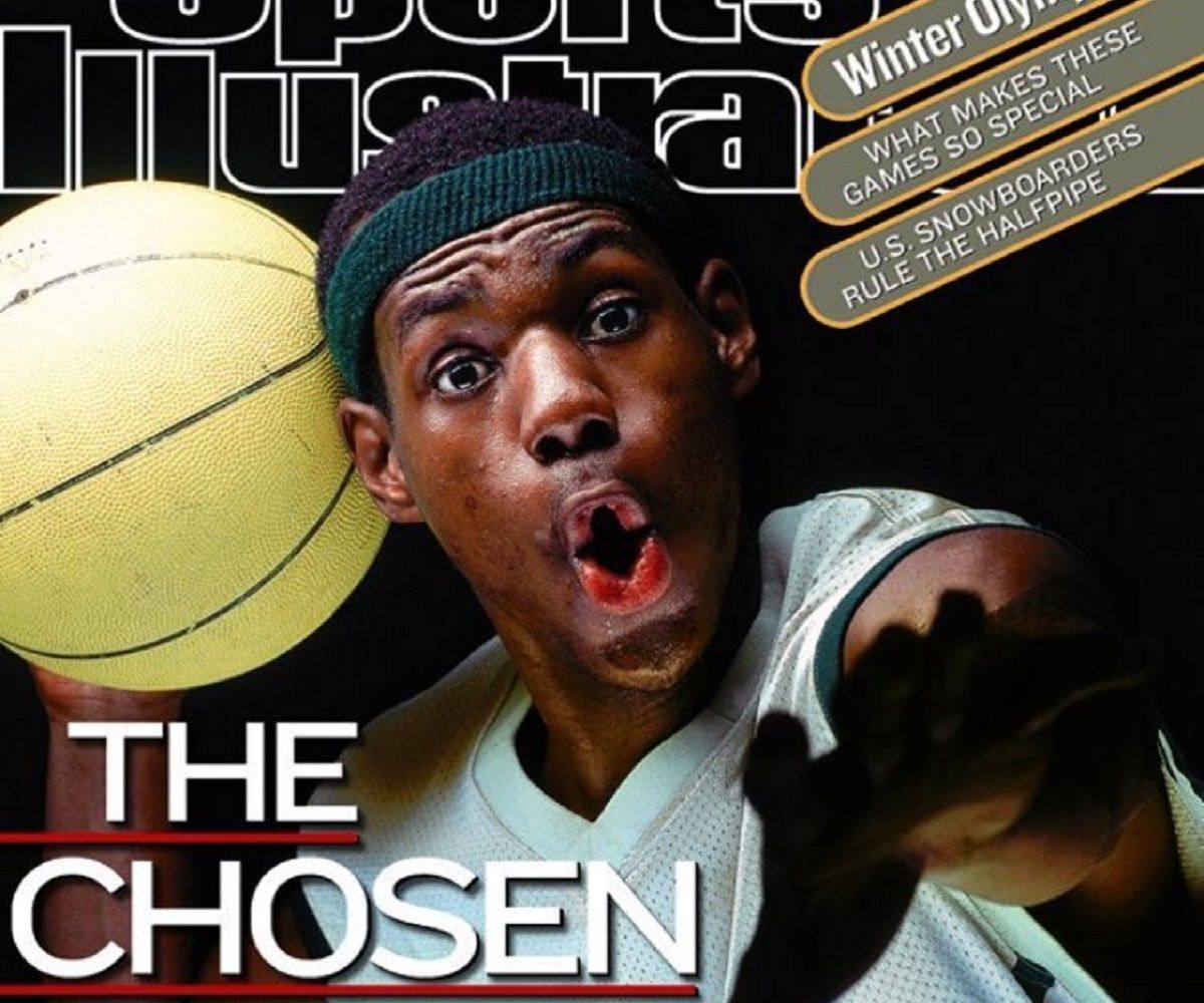 ▲美國記者Grant Wahl當年幫「詹皇」LeBron James製作了「天選之子」封面報導。（圖／取自《體育畫刊》）