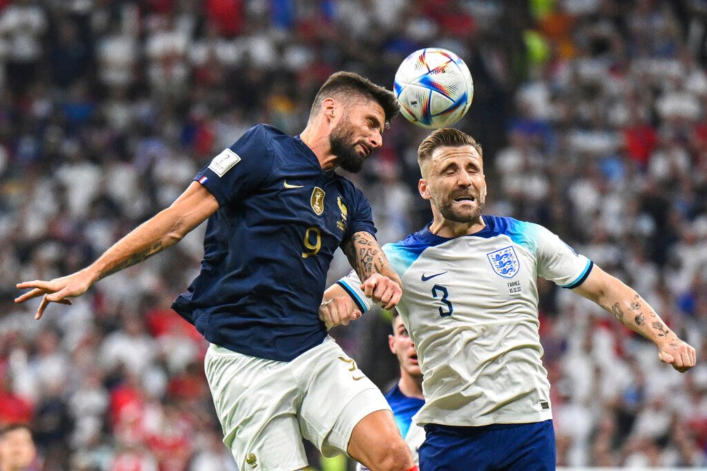 ▲法國吉魯頭球破門。（圖／美聯社／達志影像）