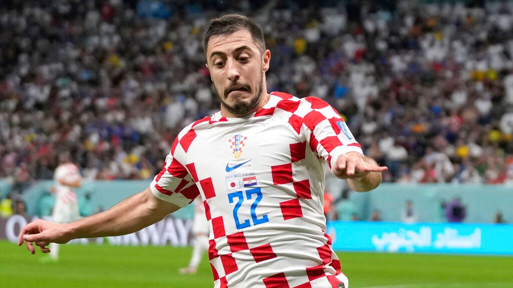 ▲克羅埃西亞大將Josip Juranovic。（圖／美聯社／達志影像）