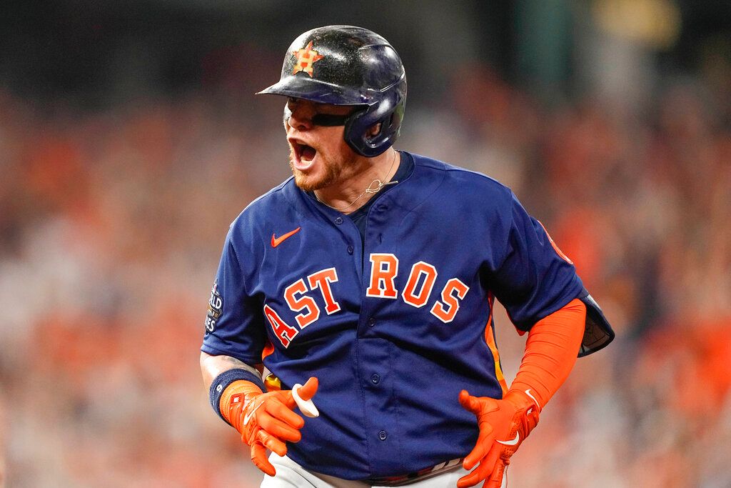 ▲休士頓太空人捕手Christian Vázquez轉戰雙城（圖／美聯社／達志影像）