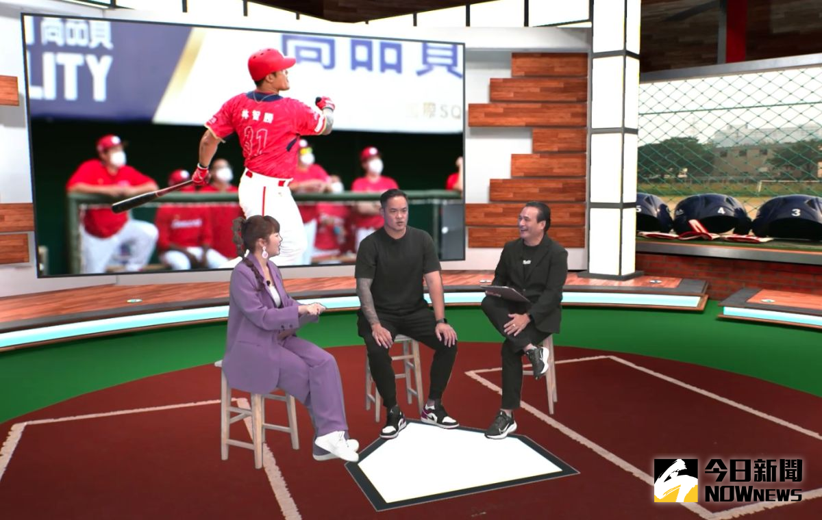 ▲林智勝在節目中展現活潑的一面，把現場逗得哈哈大笑。（圖／沈傳恩 攝）