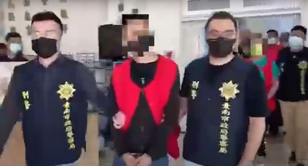 ▲警方於今天（13日）清晨6時許，出動大批警力，兵分多路拂曉出擊，將涉案人等一網打盡。（圖／翻攝畫面）