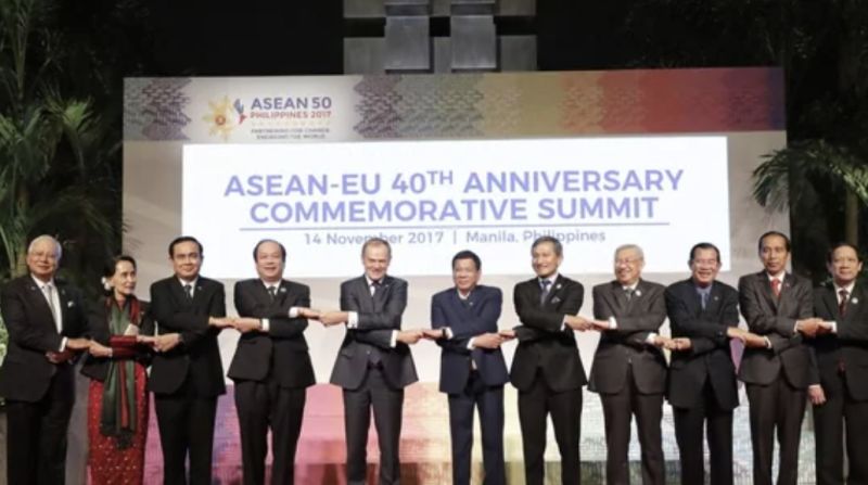 ▲泰國總理帕拉育出席「東協－歐盟特別峰會」。（圖／翻攝自asean.org）