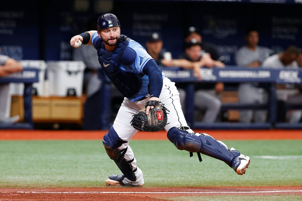 ▲光芒重砲捕手Mike Zunino轉戰守護者（圖／美聯社／達志影像）