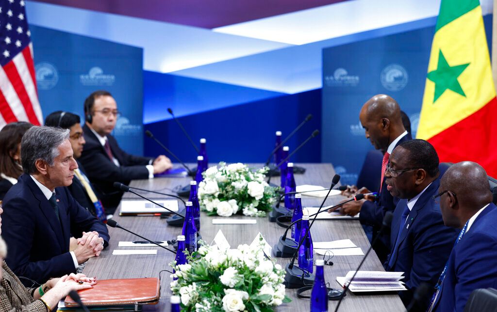 ▲美非峰會今天登場，華府隆重迎接非洲各國領袖，是時隔8年的美非峰會。（圖／美聯社／達志影像）