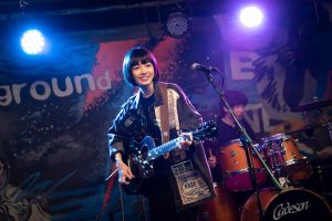 ▲姚愛寗演出《師大公園地下社會》挑戰樂團女主唱。(圖/阿榮影業提供) ▲姚愛寗演出《師大公園地下社會》挑戰樂團女主唱。(圖/阿榮影業提供)