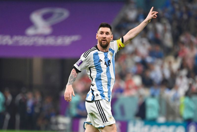 ▲梅西（Lionel Messi）在本屆卡達世界盃，率領阿根廷奪下冠軍。（圖／美聯社／達志影像）