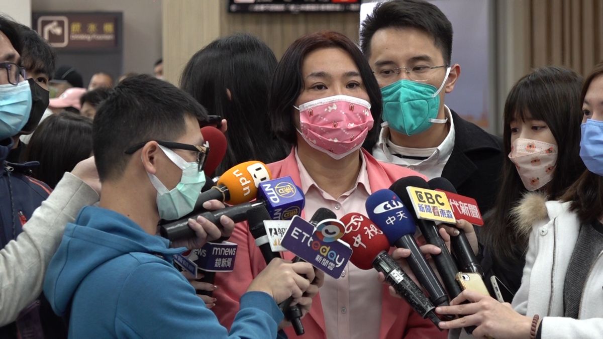 ▲陳玉珍說有8成國民黨議長對郭台銘寄予厚望，侯辦發言人回嗆，要求公布名單。（圖／記者朱永強攝，2022.12.14）