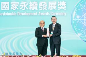 永續理念獲國際肯定　華航首獲國家永續發展獎
