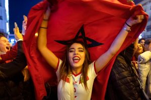 爆冷闖四強！摩洛哥國旗賣到缺貨　阿拉伯、非洲國家狂挺
