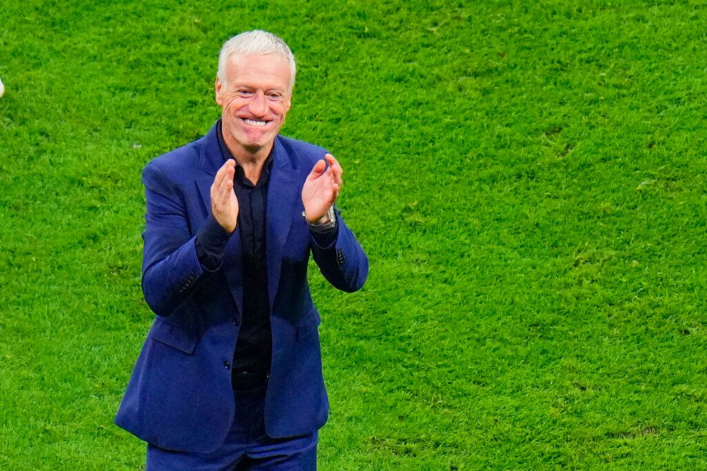 ▲法國總教練德尚(Didier Deschamps)。（圖／美聯社／達志影像）