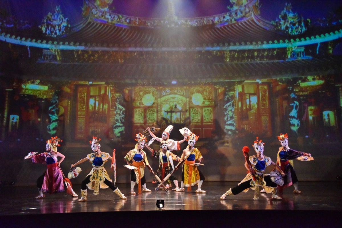 ▲「勅令平安－山海屯」中市屯區藝文中心戶外露天劇場表演(圖／文化局提供2022.12.15)