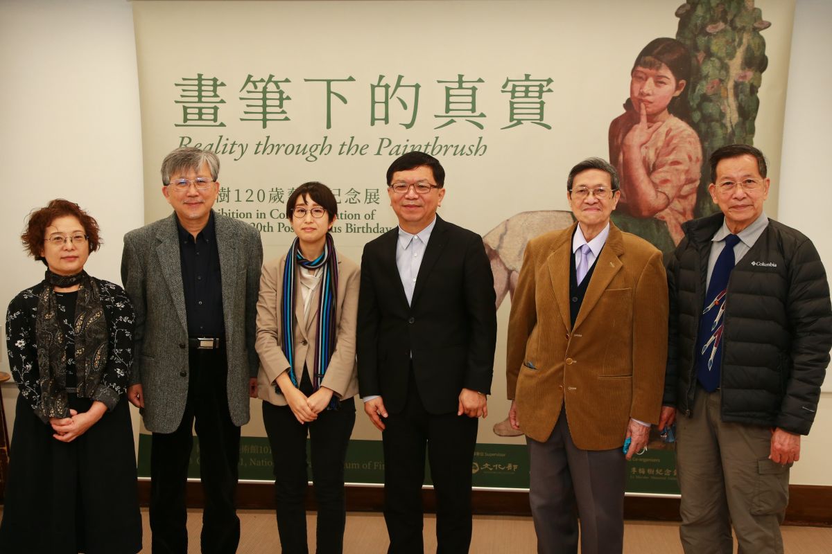 ▲國立台灣美術館攜手李梅樹紀念館、李梅樹文教基金會共同辦理「畫筆下的真實—李梅樹120歲藝術紀念展」，今（15）日舉行展前記者會。（圖／文化部提供）